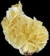 Yellow Barite Crystal Cluster - Peru #64140-1